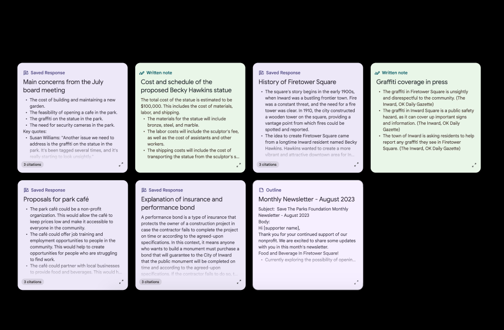 Google introduces NotebookLM - An AI-first note taking tool powered by Gemini Pro