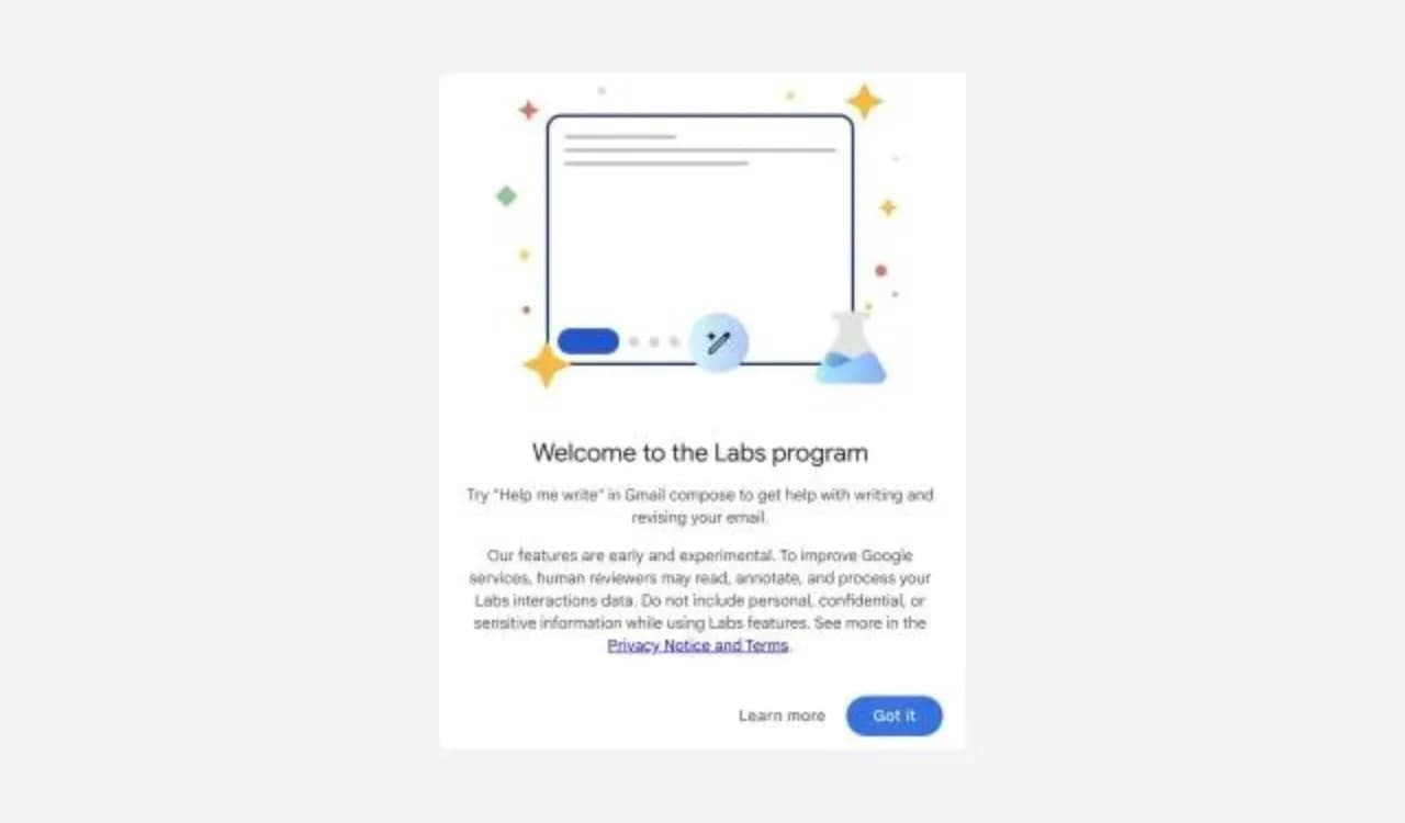 Google Workspace Labs' Generative AI Features Now Live on Gmail and Docs