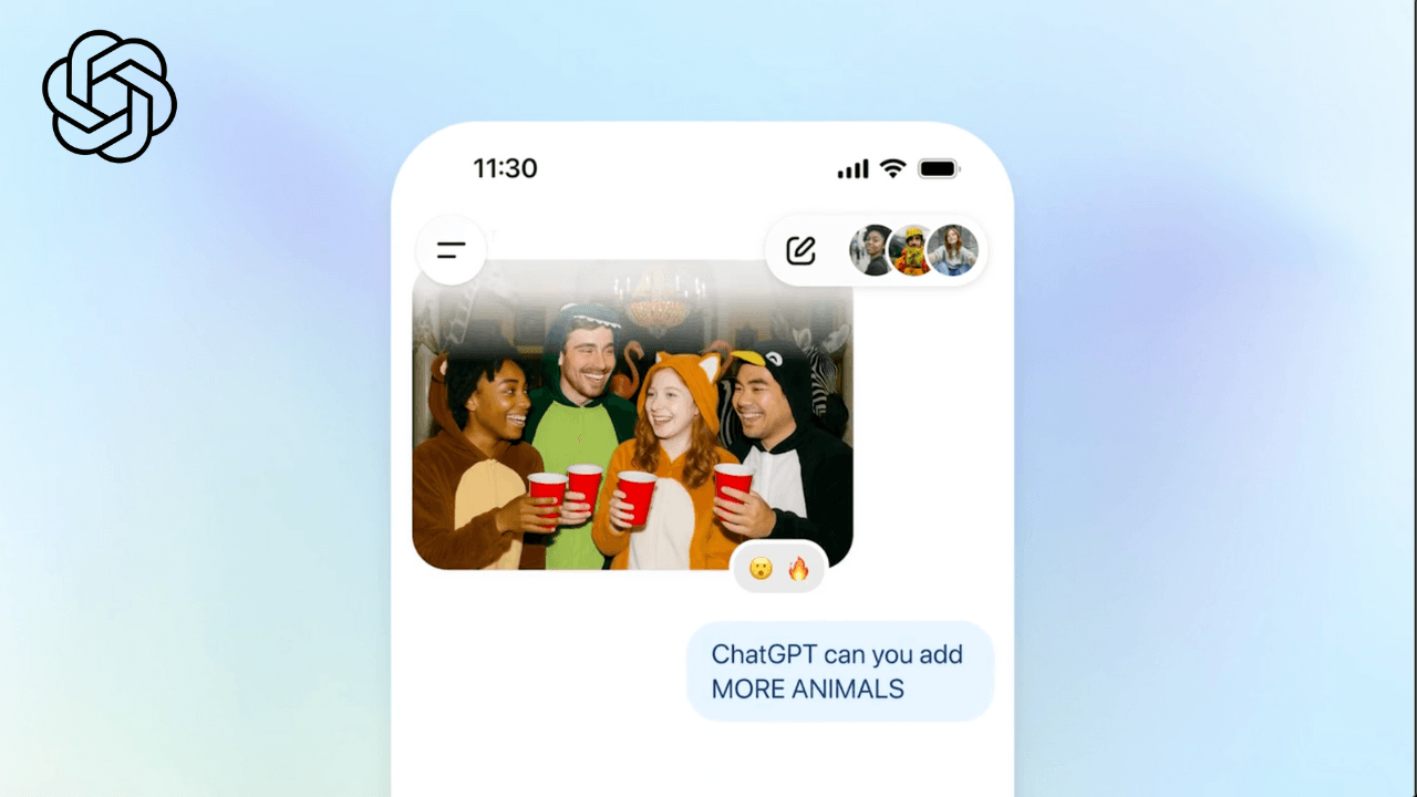 OpenAI launches group chats in ChatGPT for up to 20 people