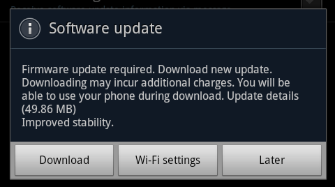 How to solve OTA update failed problem on Samsung Galaxy S2