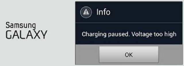 How to fix “Charging paused voltage too high” problem on Samsung Note