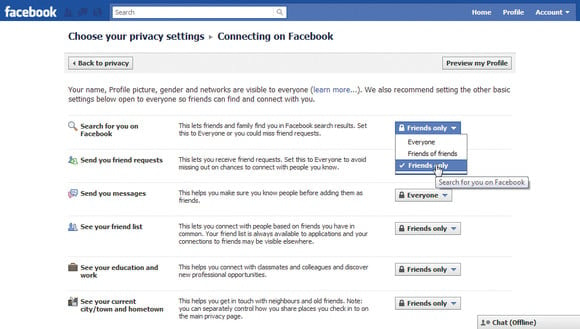 How to Prevent Others(Friends) From Posting On Your Facebook wall
