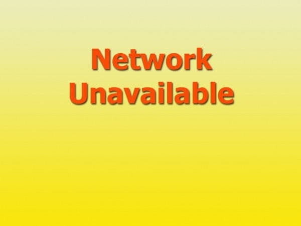 Fix Information Network Unavailable and Error Service Unavailable (1000)