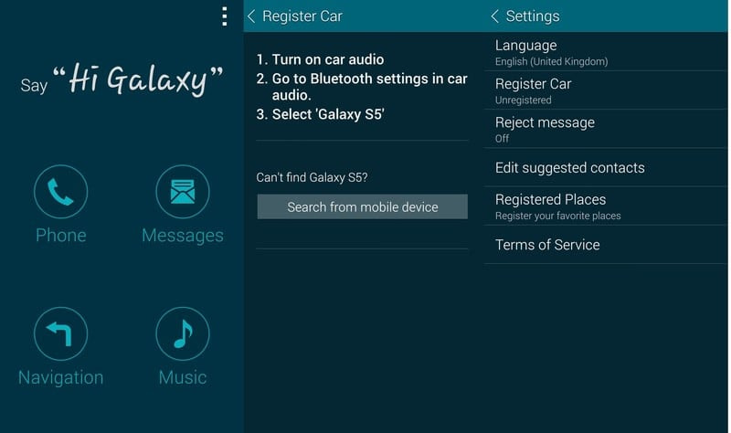 The Inside Car Mode On The Samsung Galaxy S5