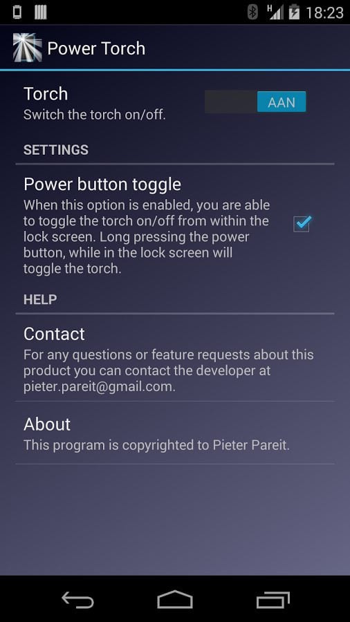 This Is The Best Android Flashlight App You Can Have, And It Is Called Power Torch