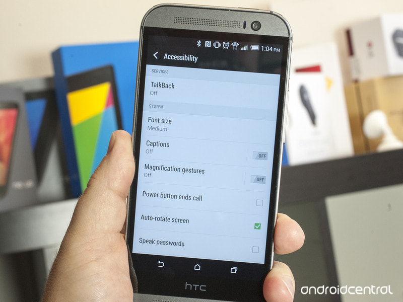Accessibility Features On The HTC One M8