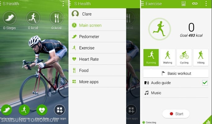 How to Use S Health App in Samsung Galaxy S5
