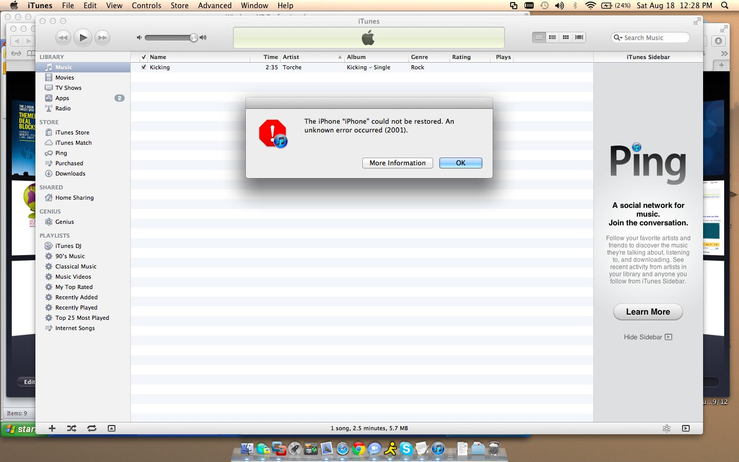 5 Ways To Fix IPhone Error 2001