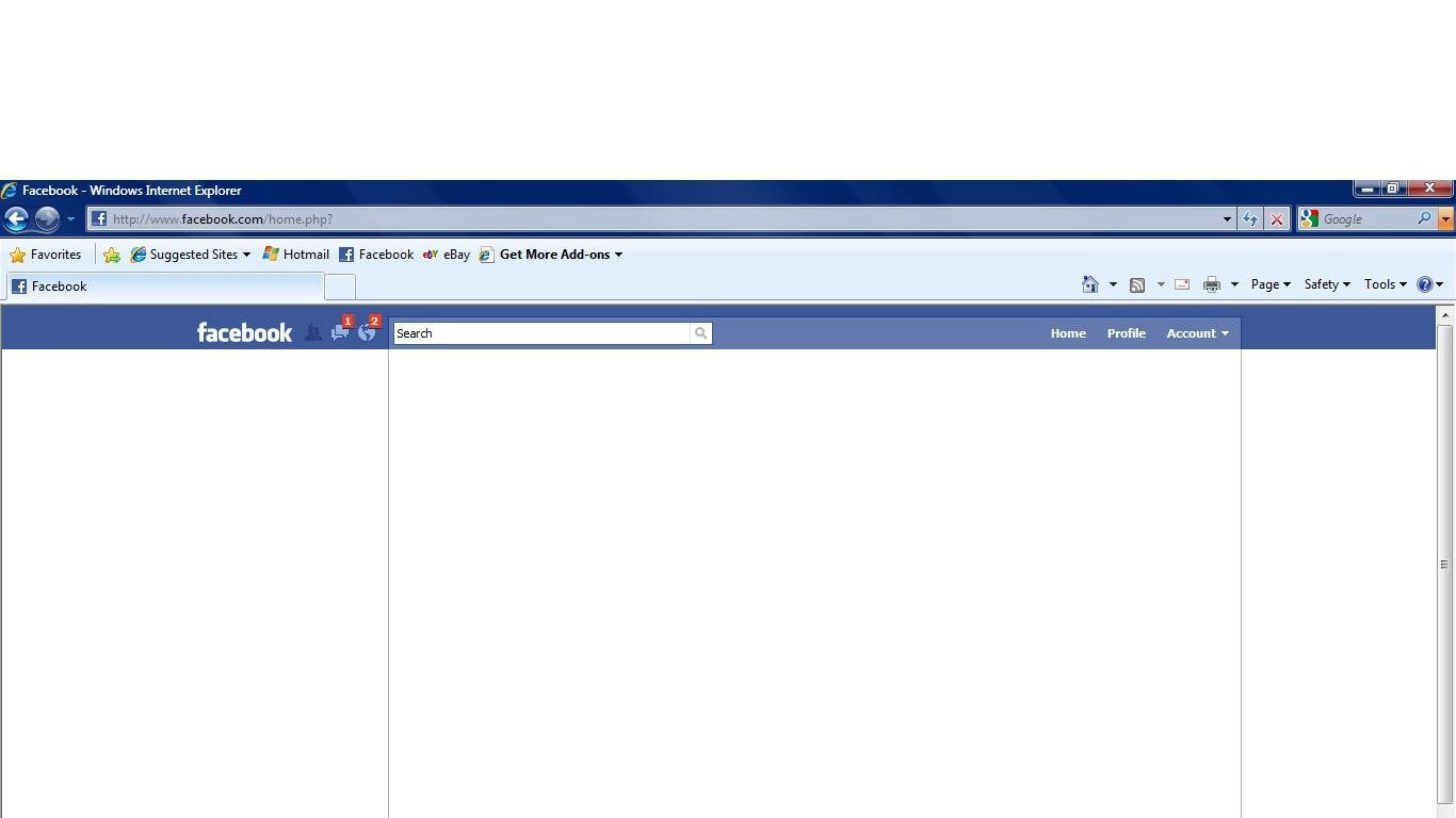 How To Fix Facebook Blank Page