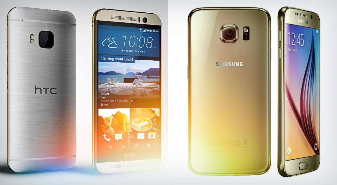 Samsung Galaxy S6 versus HTC One M9