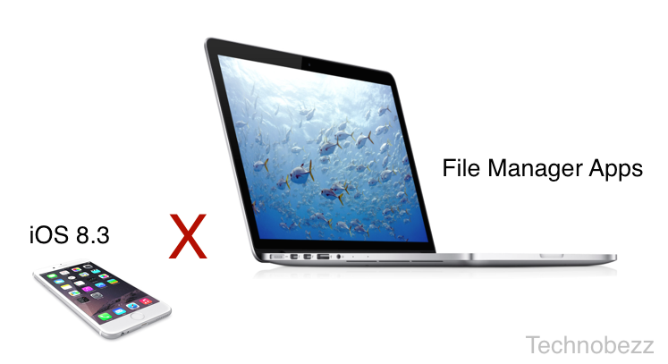 iOS 8.3 Blocks File Manager Desktop Apps for iOS Device