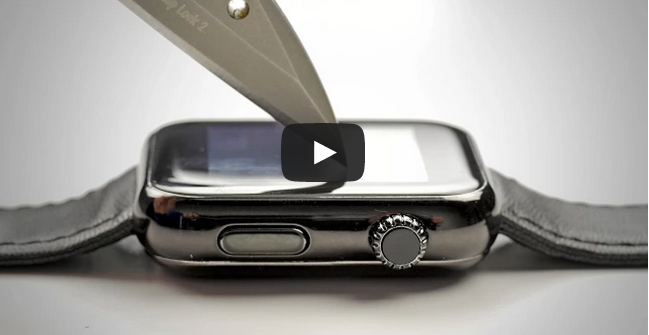 is Apple Watch Sport Glass Scratch Resistant? [video]