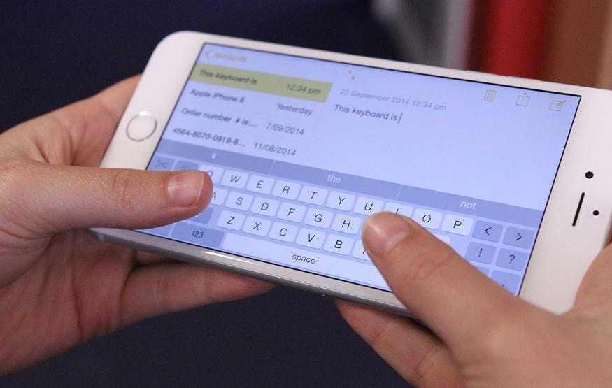 How To Fix iPhone 6 Keyboard Landscape Issue