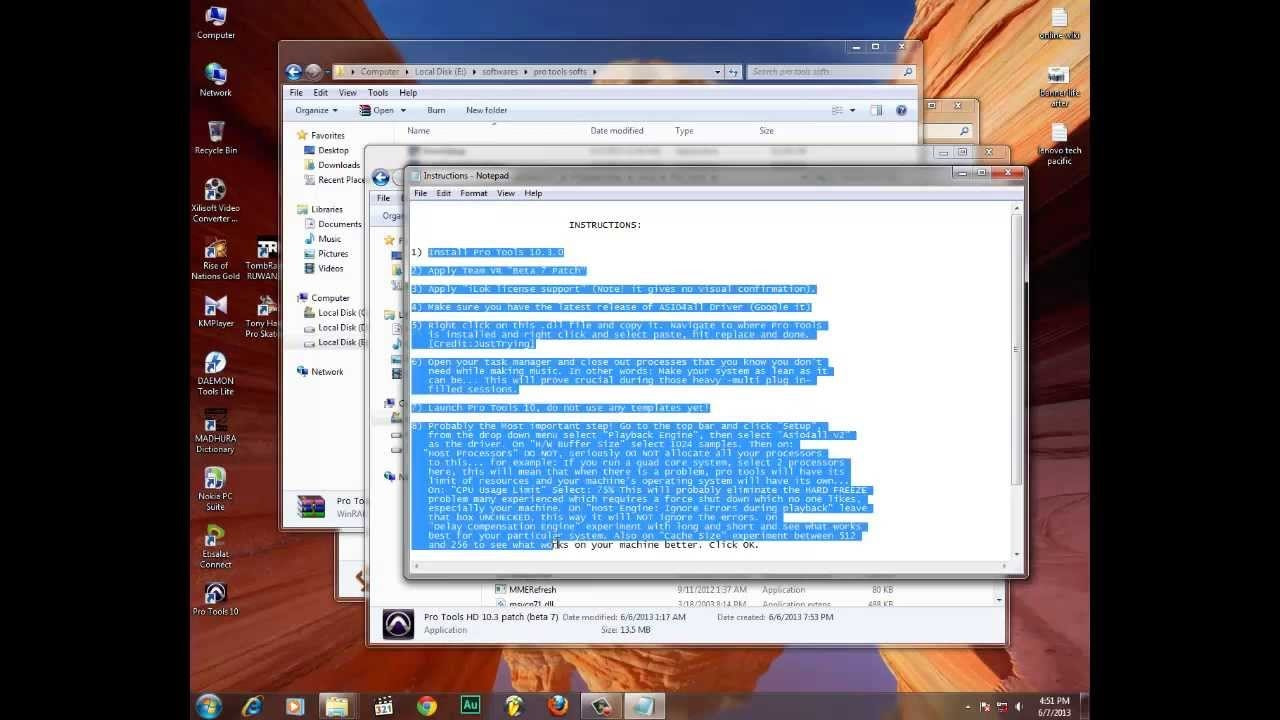 How To Install Windows Pro Tools 10 On Windows 8 Computer