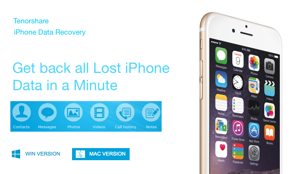 Recover Your iPhone Data with iPhone Data Recovery from Tenorshare