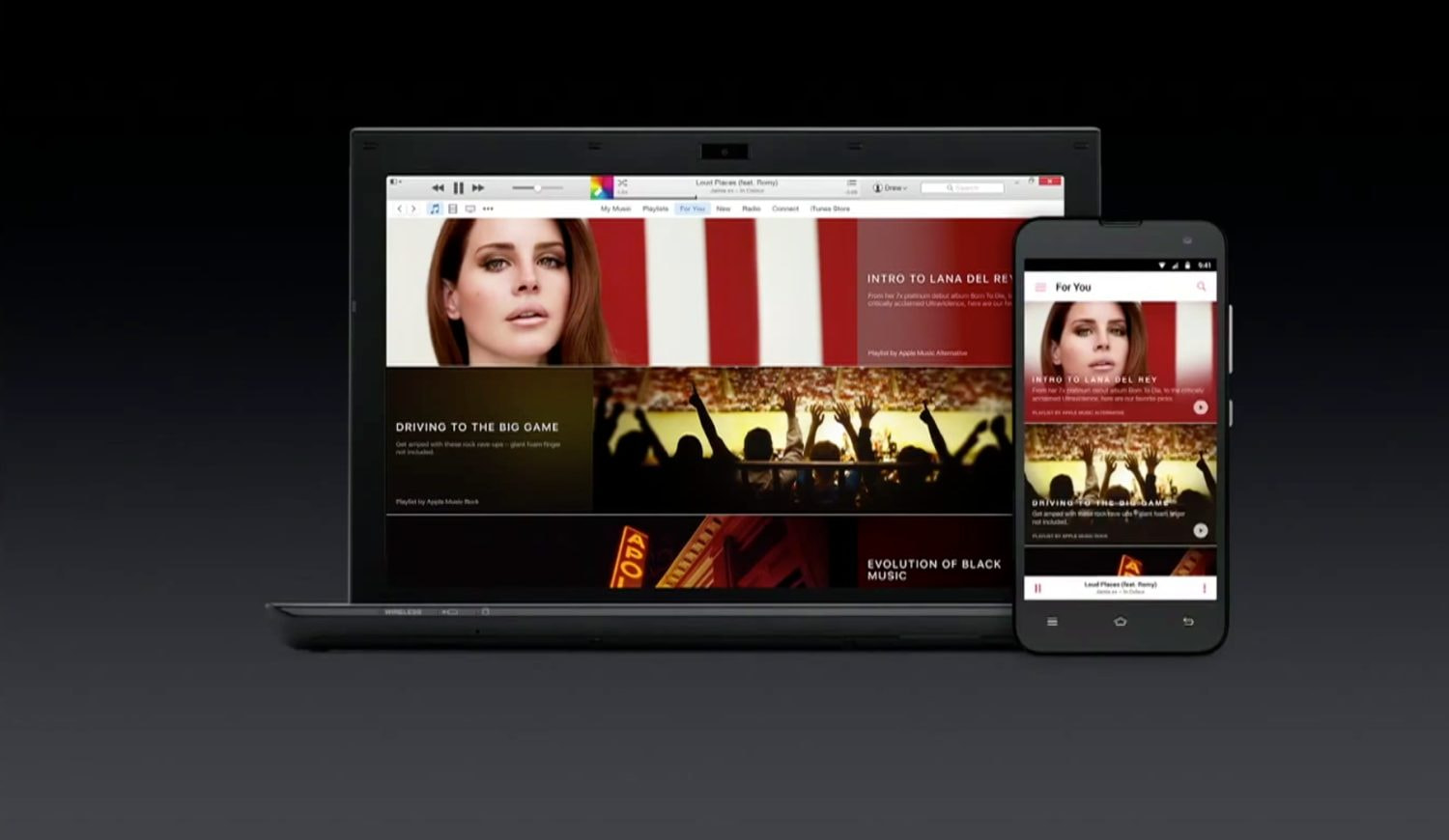 Leaked Image of Apple Music App for Android