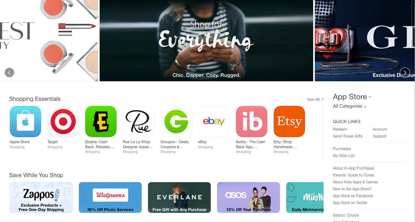 Apple Rolled Out A New Shopping Category In The App Store