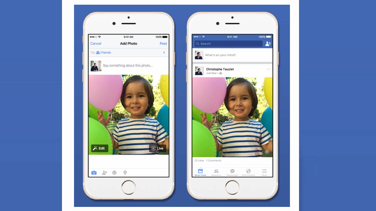 Facebook Is Testing Live Photos Sharing On iOS