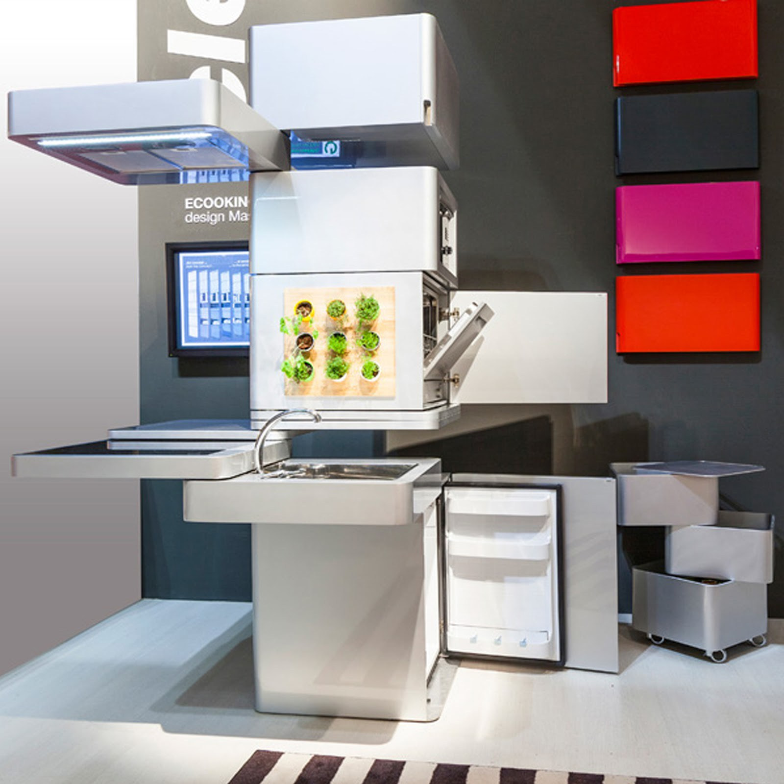 Save Space Using A Combined Kitchen