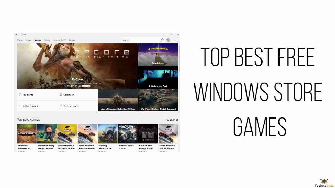 Top Best Free Windows Store Games