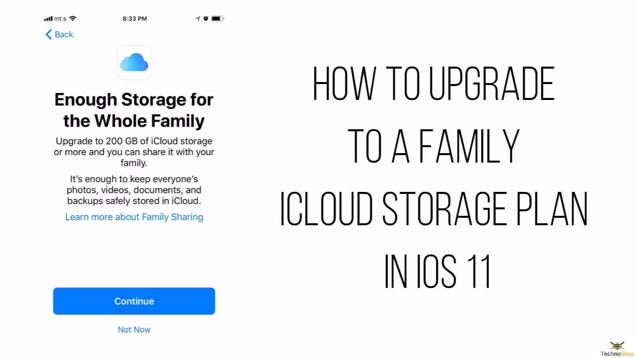 How To Upgrade To A Family iCloud Storage Plan In iOS 11