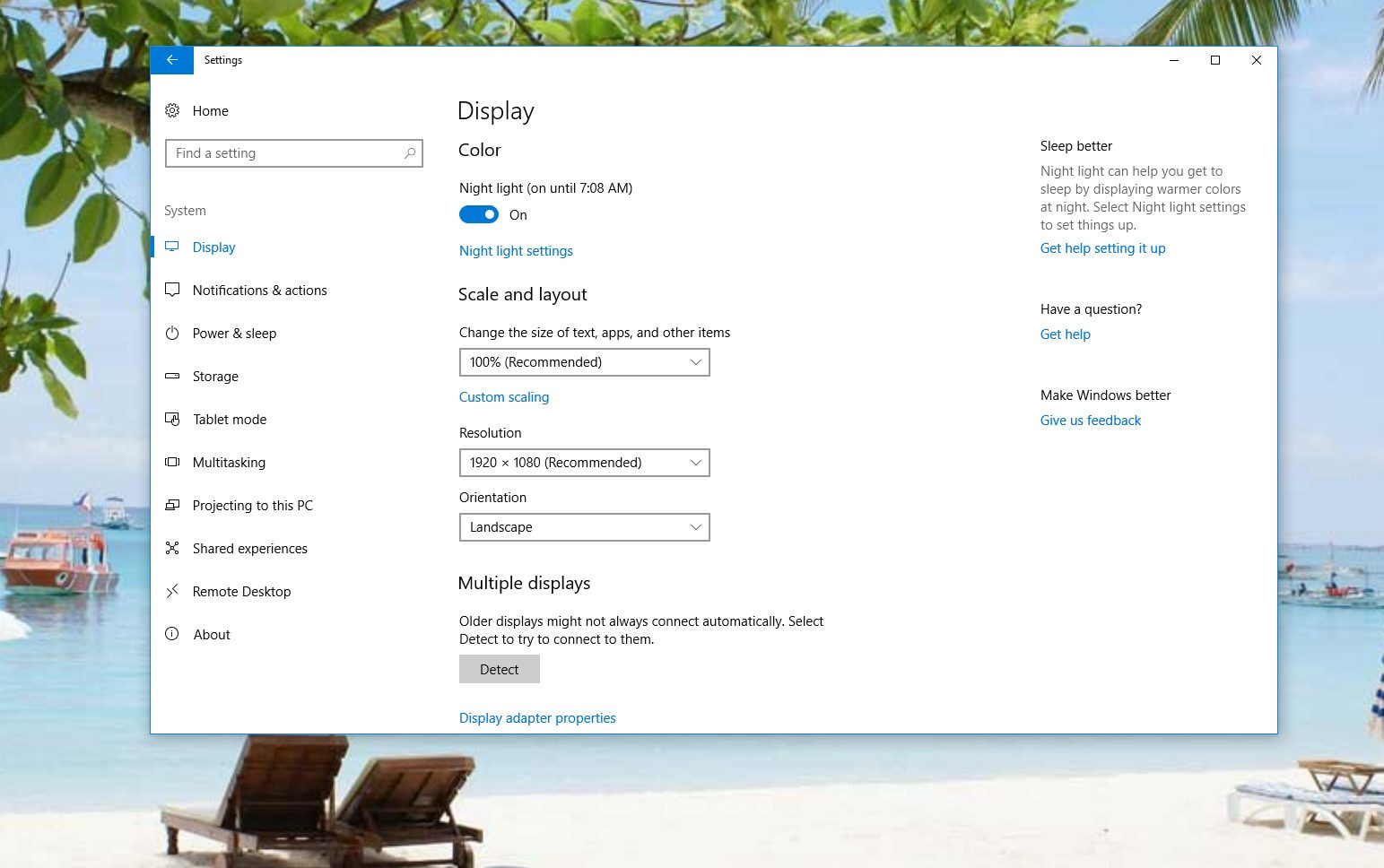 How to Enable Night Light in Windows 10