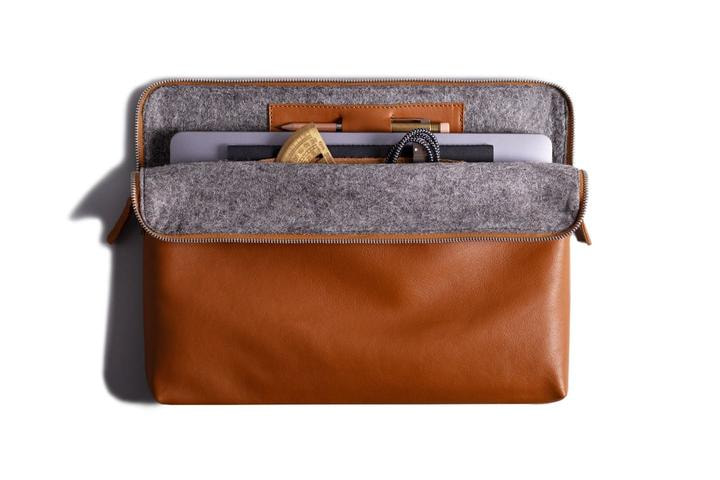 This Stylish Harber London Leather Sleeve Is A Perfect Mate For MacBook Air