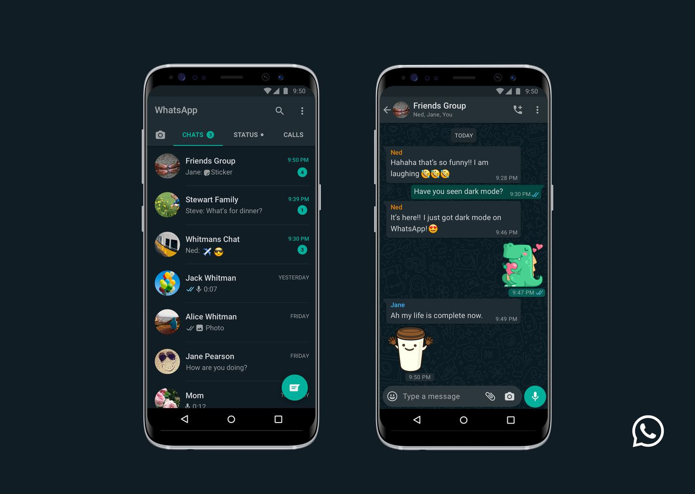 How to enable dark mode on WhatsApp