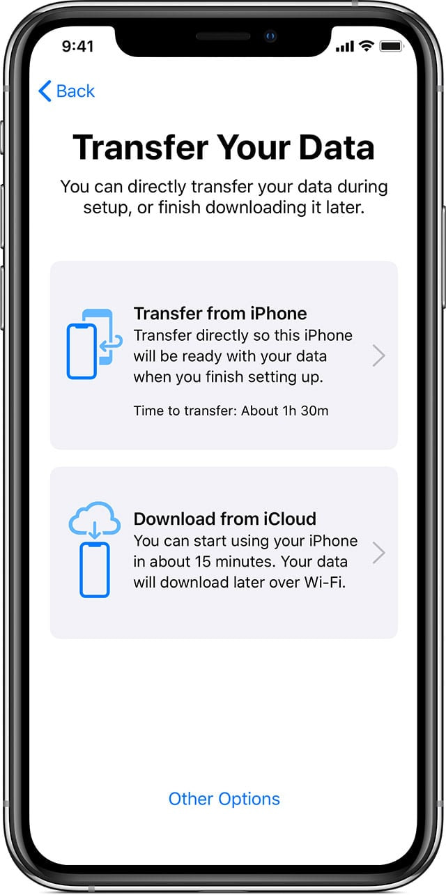 How To Transfer Data From Old iPhone To iPhone 11