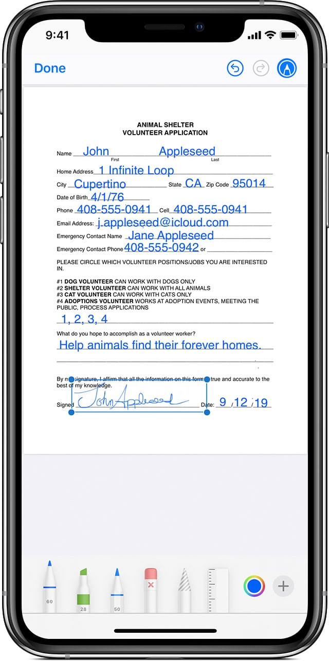 How To Sign A PDF Document On iPhone 11 Series