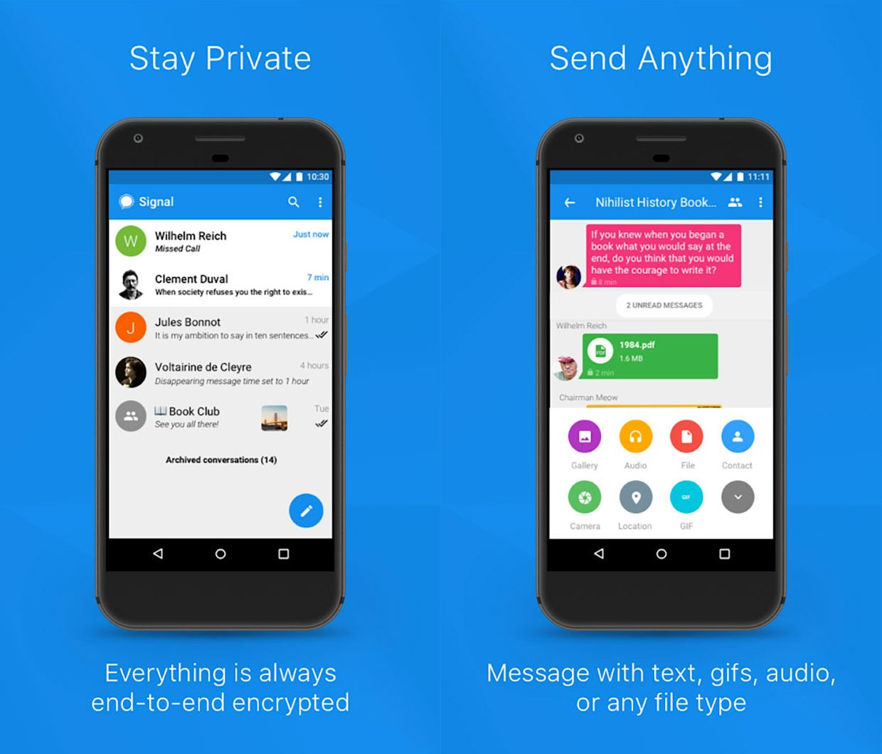 How to make Signal a default SMS app on Android