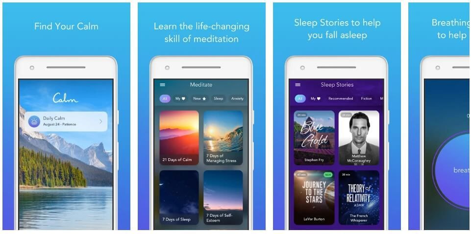 How to disable downloads over cellular in Calm app on Android
