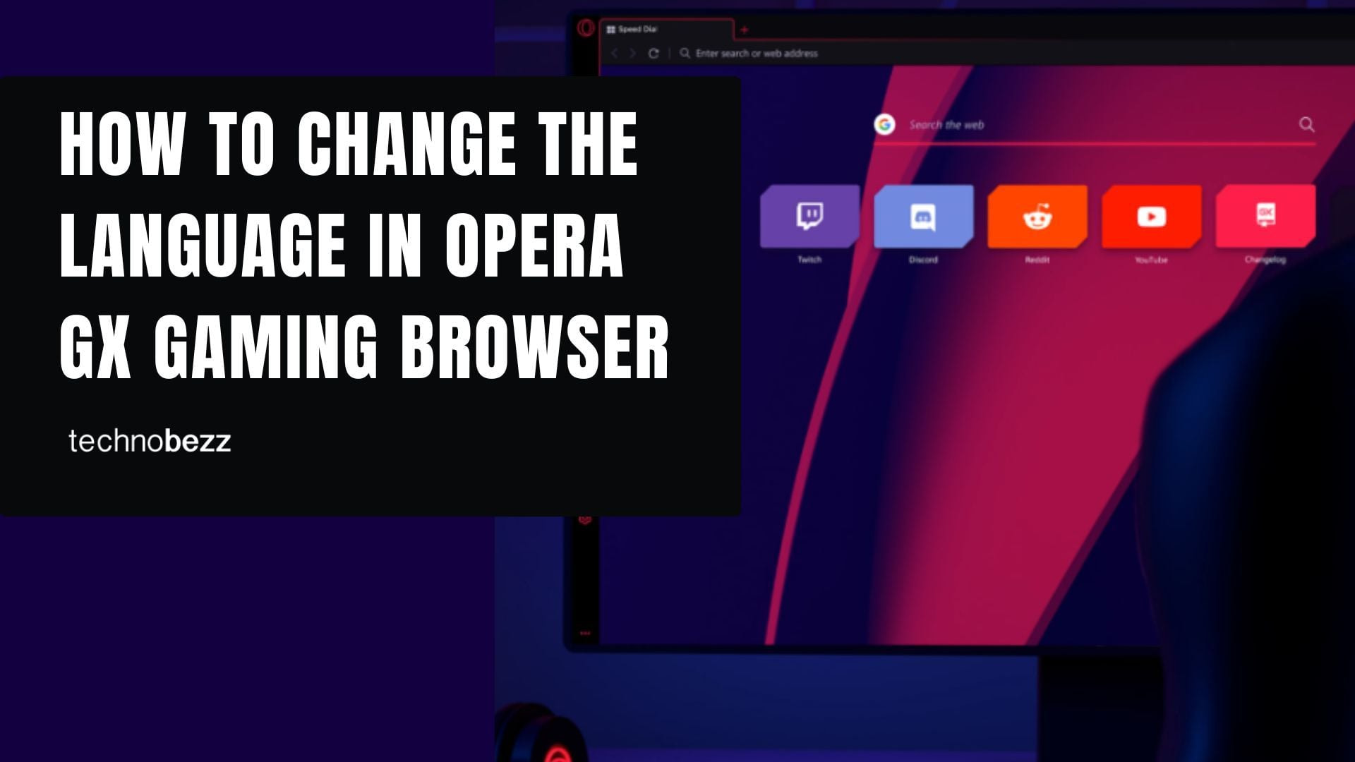 How to Change the Language in Opera GX Gaming Browser