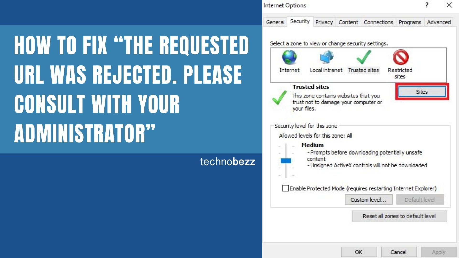 How to Fix The Requested URL Was Rejected Error