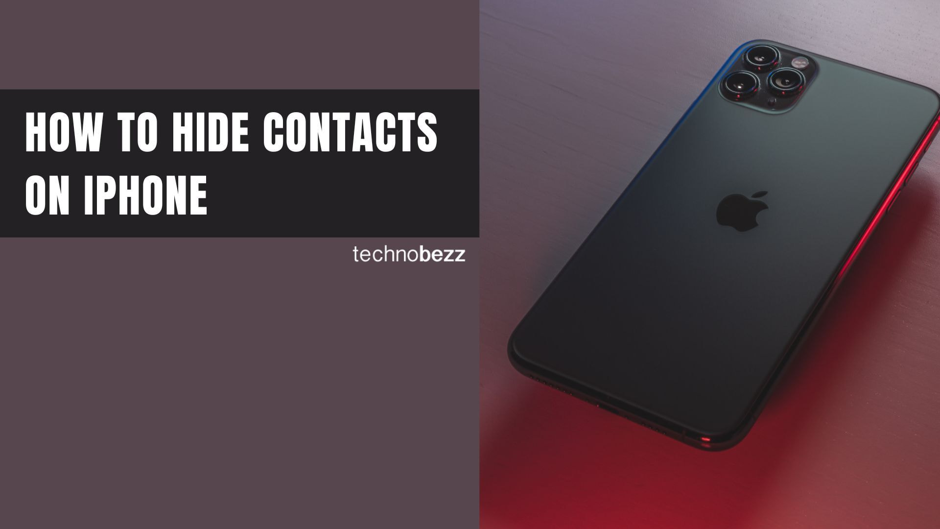 How to Hide Contacts on iPhone