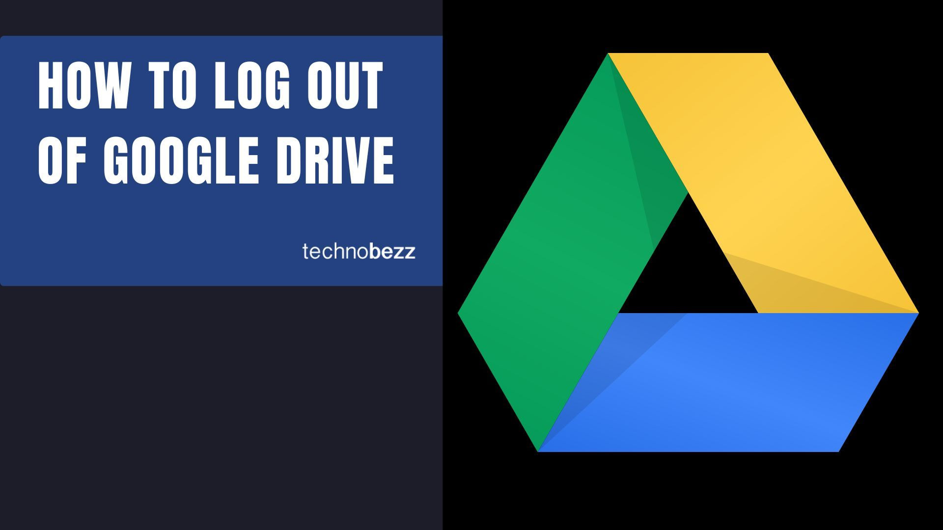 How to Log Out of Google Drive