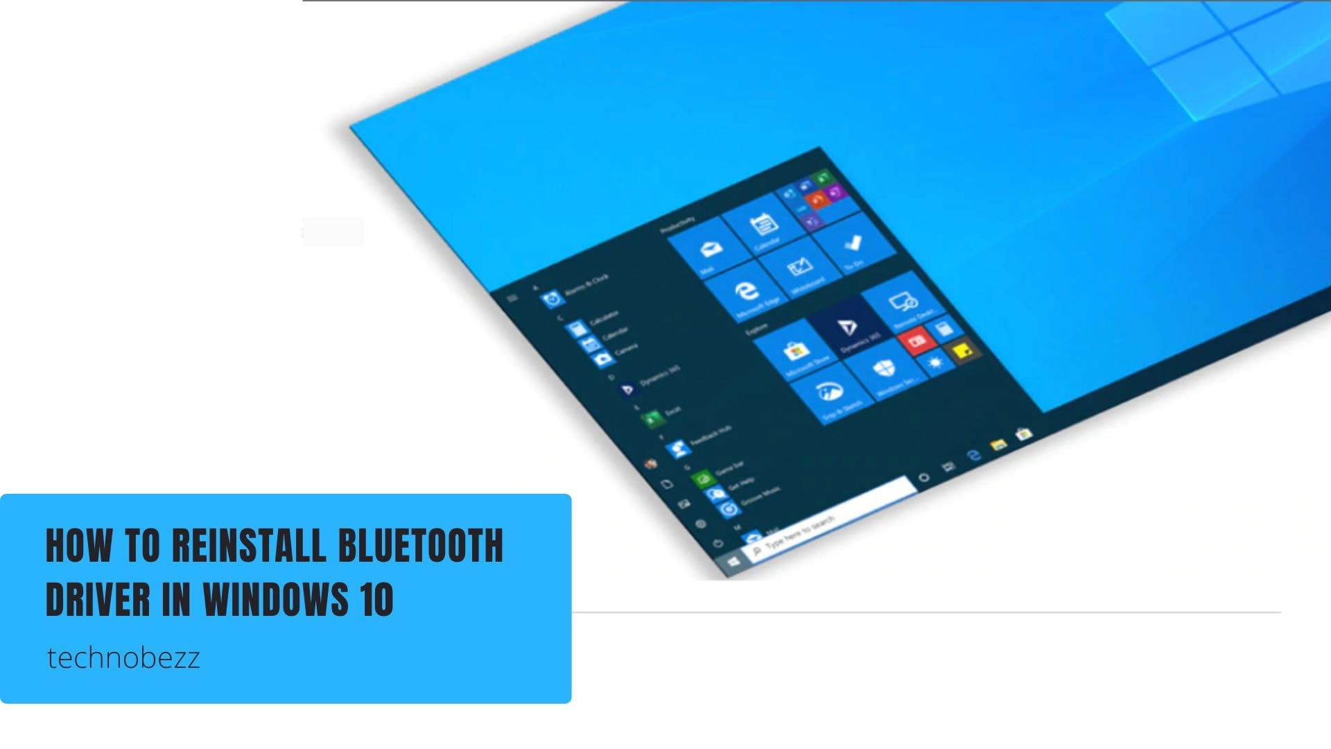 How to Reinstall Bluetooth Drivers in Windows 10