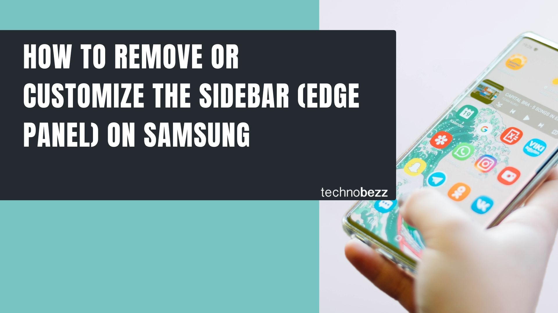 How to Remove or Customize the Sidebar Edge Panel on Samsung