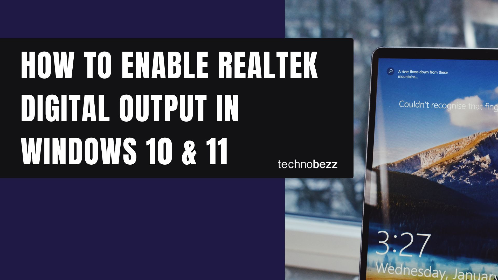 How to Enable Realtek Digital Output in Windows