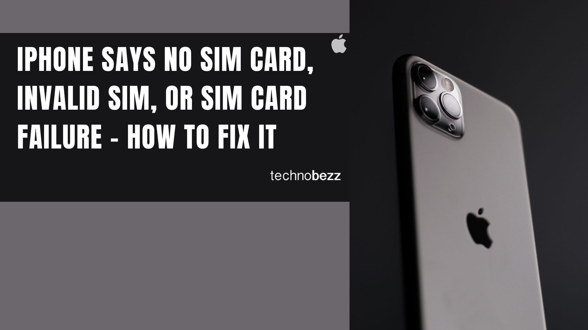 How to Fix iPhone SIM Failure No SIM or Invalid SIM Messages