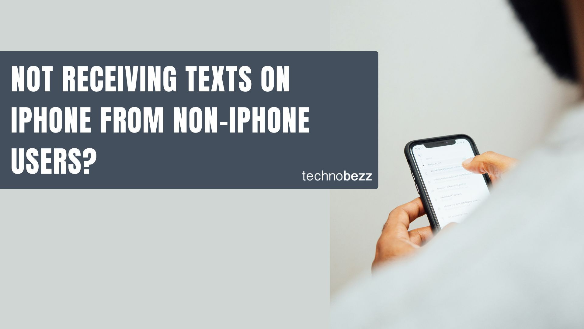 iPhone Not Receiving Texts From Android Try These Solutions