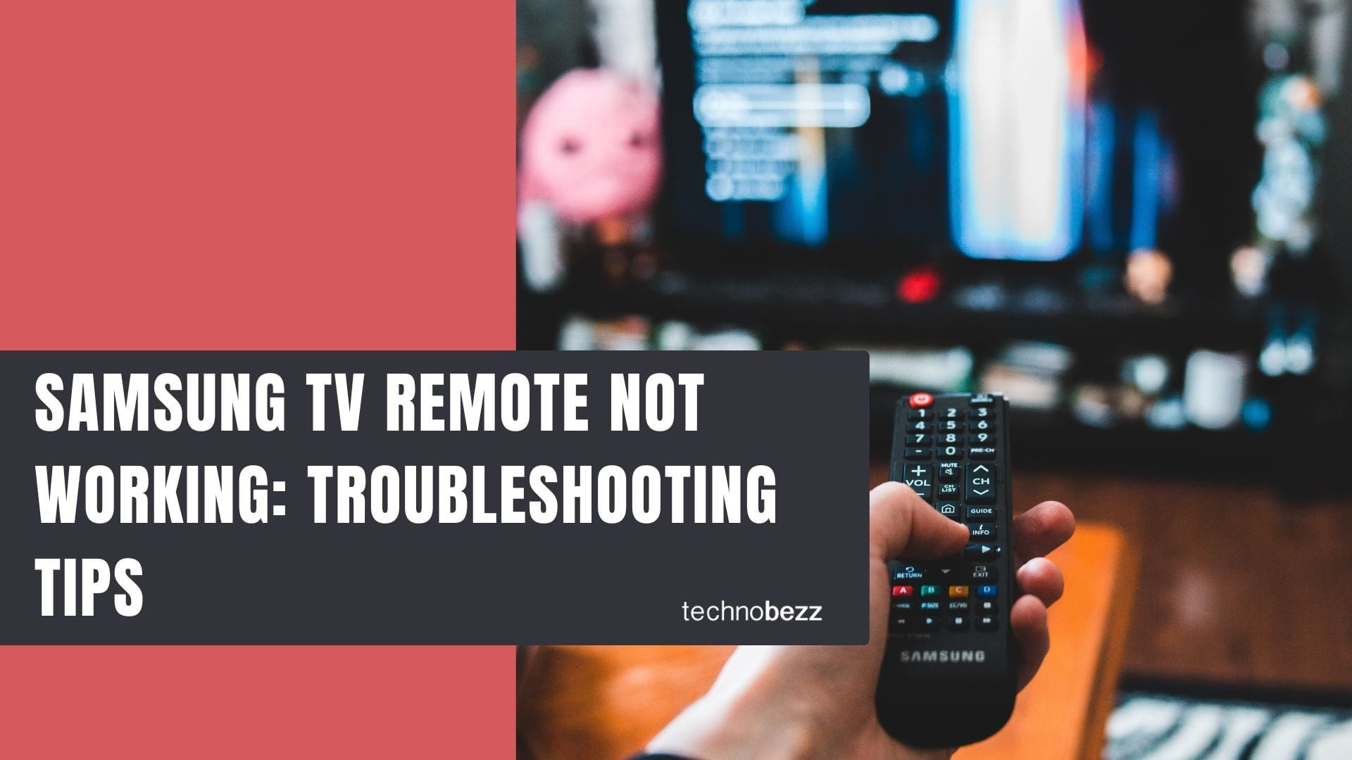 Samsung TV Remote Not Working Troubleshooting Tips