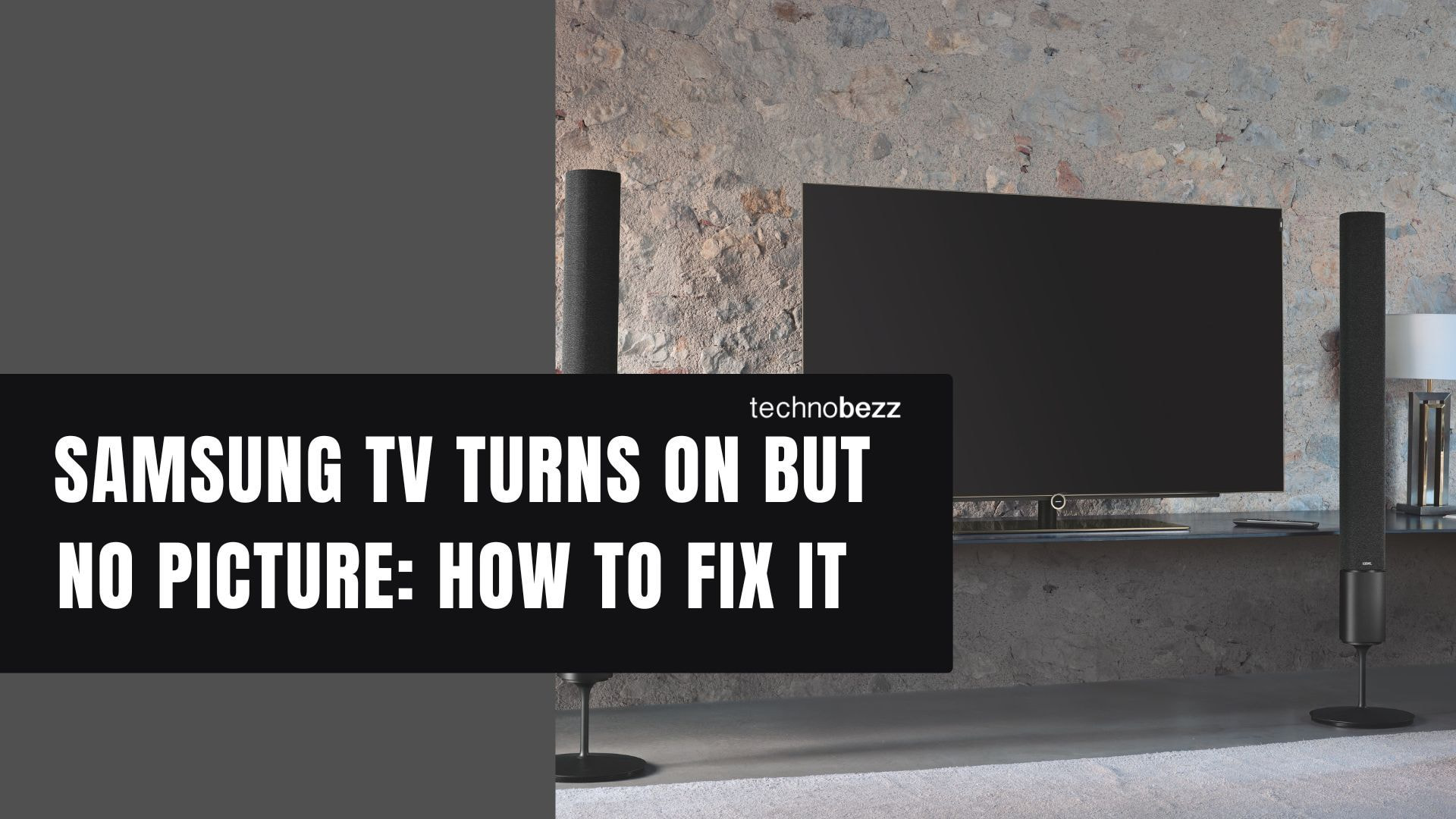 Samsung TV Turns On But No Picture How to Fix It
