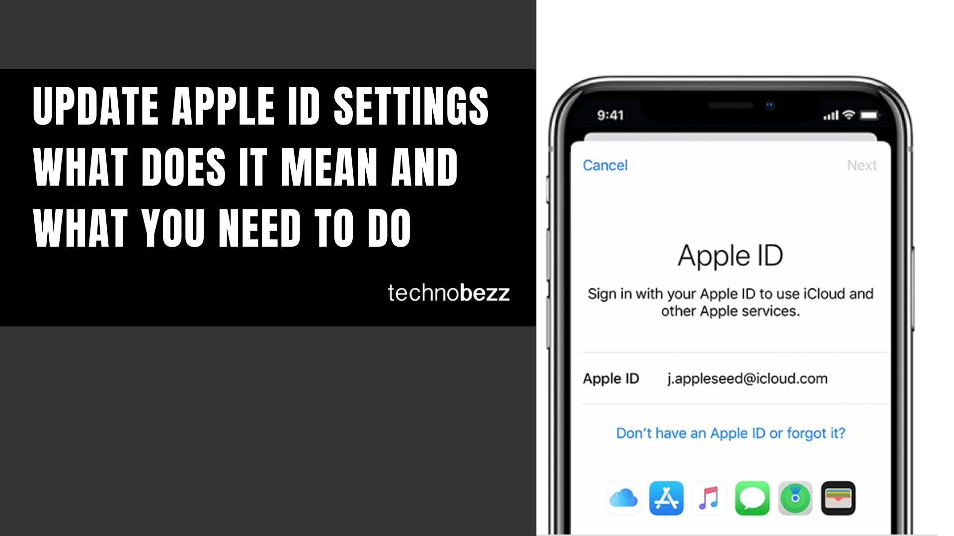 Update Apple ID Settings What It Means and How to Fix It