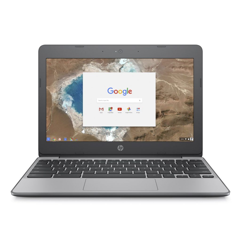 HP Chromebook with Silver or Grey Finish