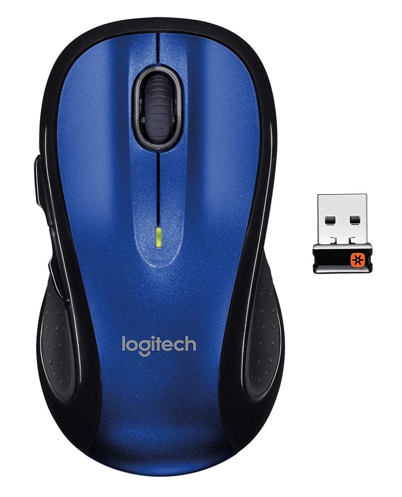 Mouse inalámbrico Logitech M510 con receptor y botones de navegación