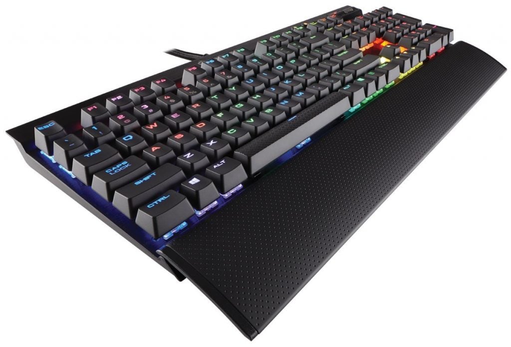 Corsair K70 RGB RapidFire Mechanical Gaming Keyboard with Cherry MX Speed Switches
