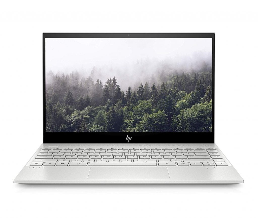 Laptop delgada HP Envy de 13 pulgadas con pantalla 4K y lector de huellas dactilares