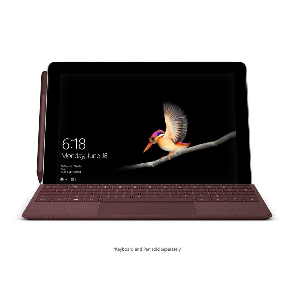 Microsoft Surface Go, 2 in 1, 10 inches
