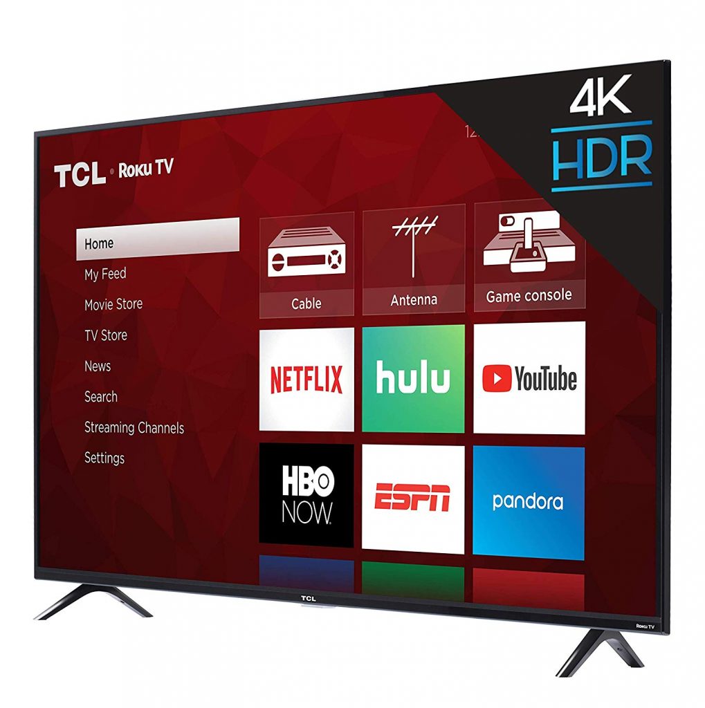 TCL 43S425, 43 inci 4K Ultra HD Smart Roku LED TV